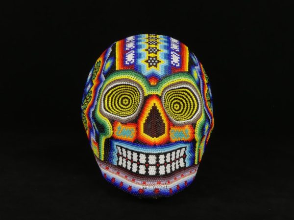 Crâne mexicain en perles 2