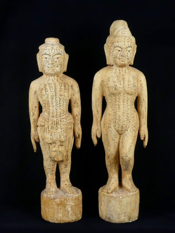 Statues chinoises acupuncture