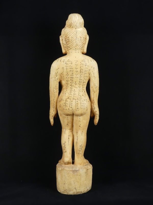 Statue chinoise acupuncture F (dos)