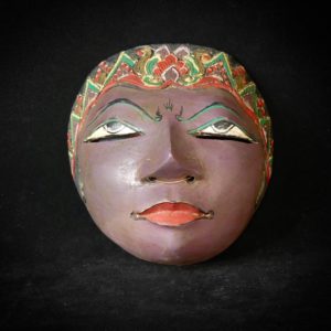 Masque balinais violet F