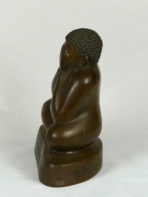 Buddha en bronze (profil)