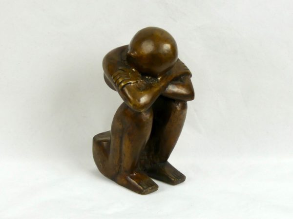 Penseur en bronze