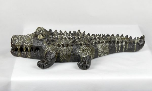 Alligator en céramique (profil)