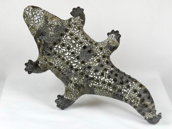 Alligator en céramique (dessus)