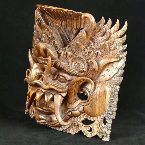 Masque balinais en bois (3/4)