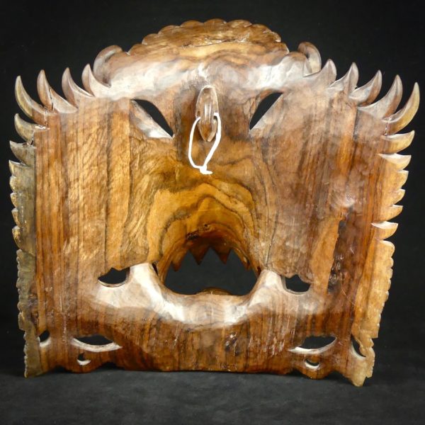Masque balinais en bois (dos)
