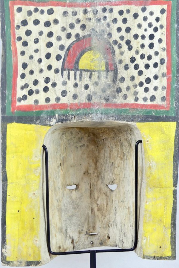 Masque Kachina Hopi à Tabletta (dos détail)