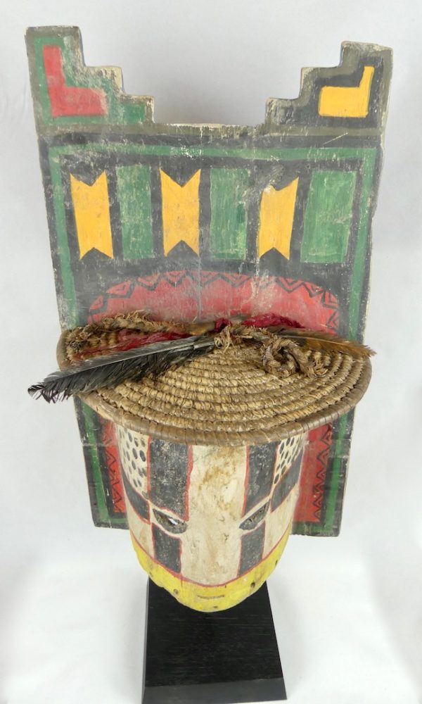 Masque Kachina Hopi à Tabletta (plongée)