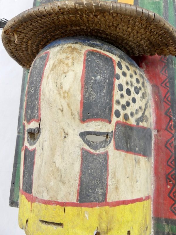 Masque Kachina Hopi à Tabletta (détail)