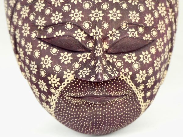 Petit masque Batik Kawung (détail)