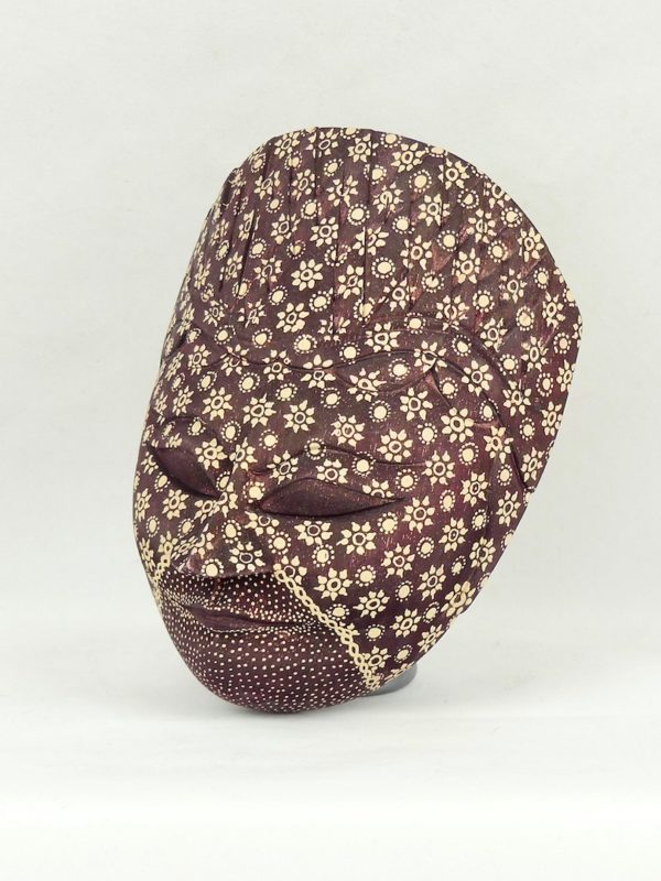 Petit masque Batik Kawung (3/4)