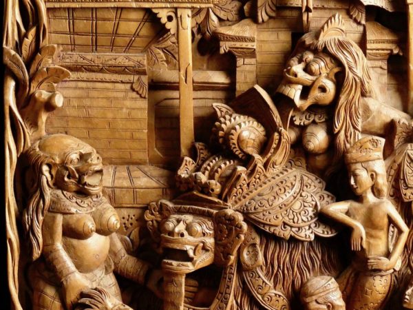 Bas-relief Barong (détail 1)