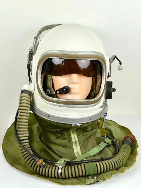 Casque pilote russe (ouvert-lunettes)