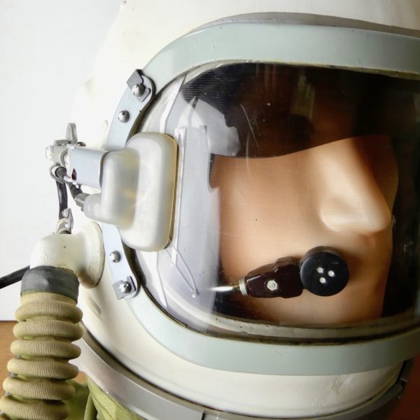 Casque pilote russe (détail)