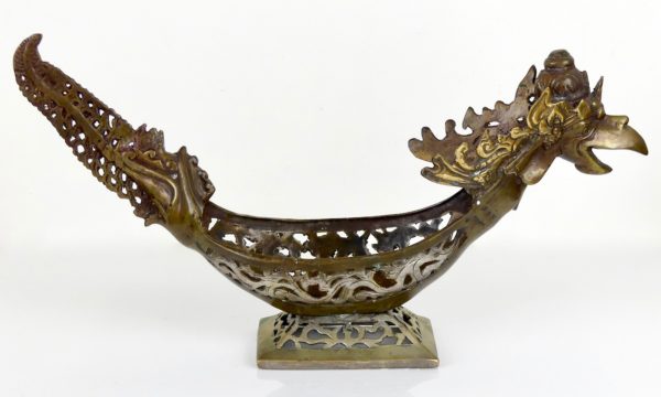 Barque Garuda en bronze (profil)