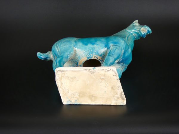 Cheval bleu (dessous)