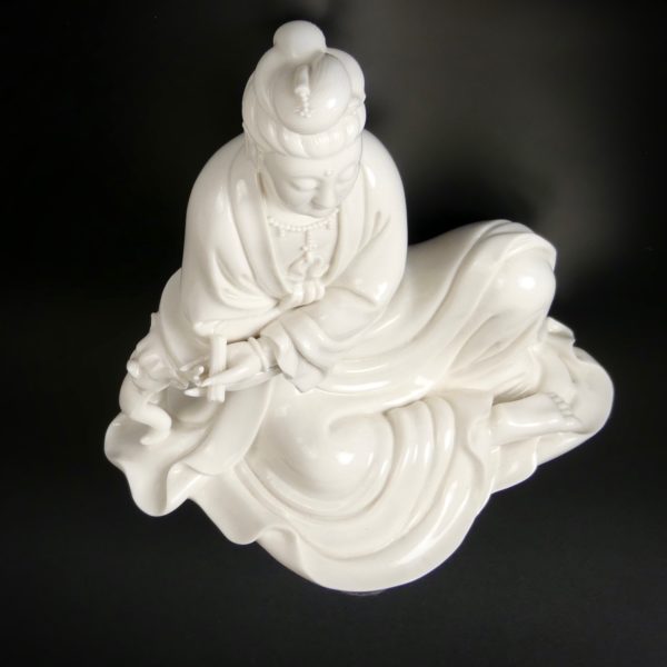 Chijing Guanyin en porcelaine (dessus)