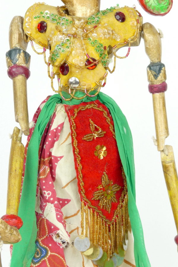 Marionnette Prince Wayang Golek (détail)