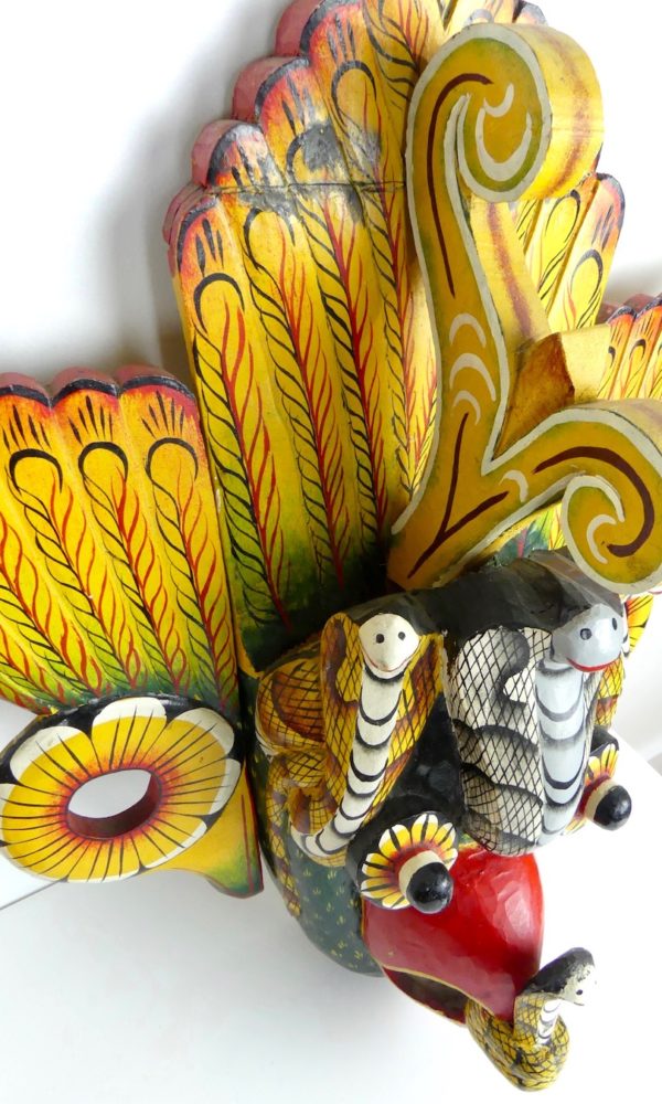 Masque Gara Raksha (détail 2)