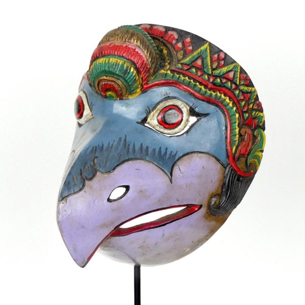 Masque d’oiseau Topeng (3/4 détail)