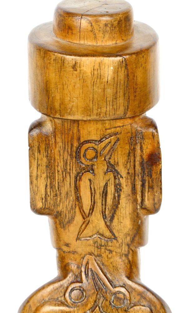 Petit Moaï au Pu-Kao (détail tête arrière)
