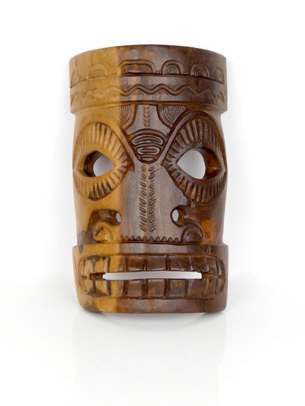 Masque polynésien bicolore