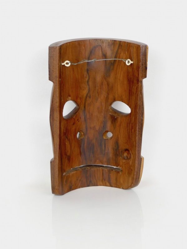 Masque polynésien bicolore (dos)