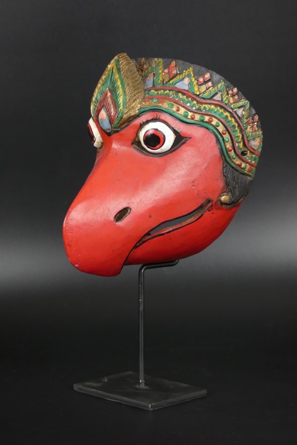 Masque Topeng rouge d’oiseau (3/4)