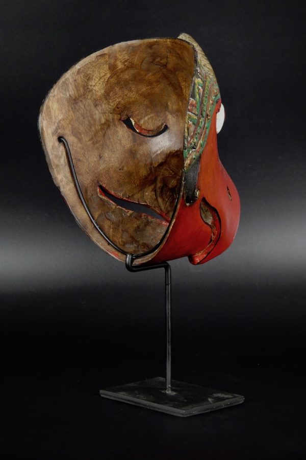 Masque Topeng rouge d’oiseau (3/4 dos)