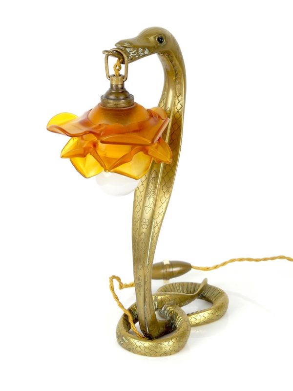 Lampe cobra Art Nouveau (3/4)
