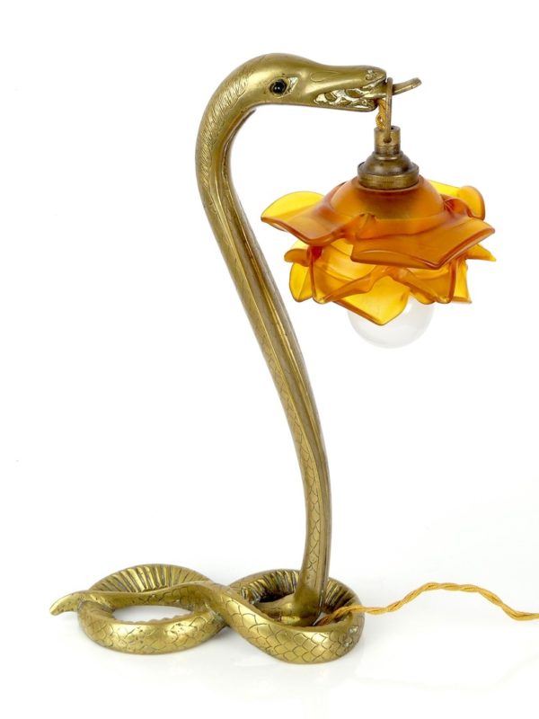 Lampe cobra Art Nouveau (profil 2)