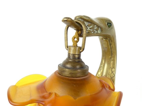 Lampe cobra Art Nouveau (détail)