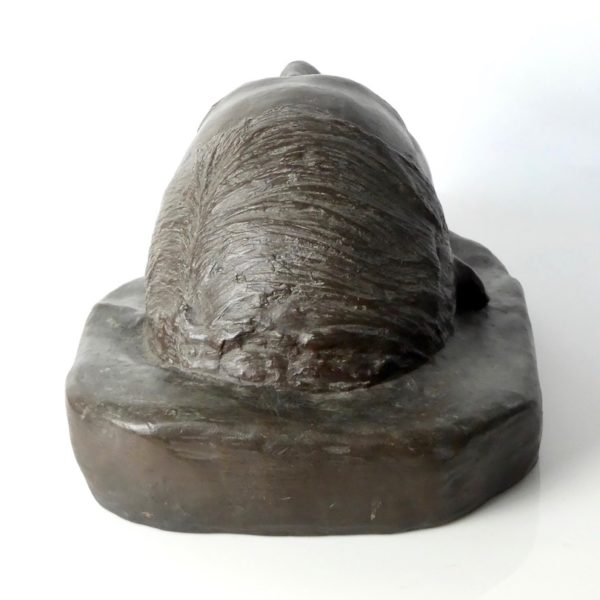 Masque mortuaire en bronze (dessus)