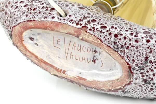 Lampe Le Vaucour Vallauris (signature)