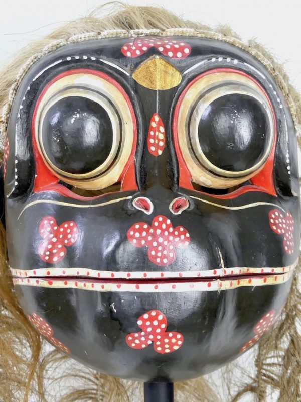 Masque Godogan Prince grenouille (détail)