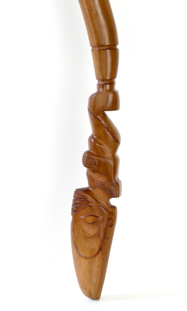 Grande herminette courbée (Tiki manche)