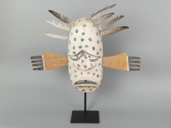 Masque Yupik Esprit à plumes