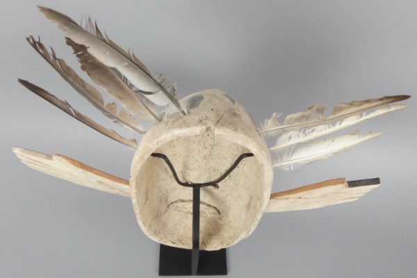 Masque Yupik Esprit à plumes (dessus)