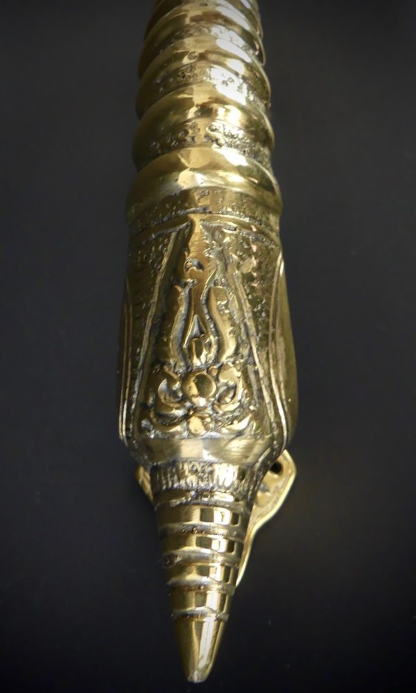 Poignée crâne dorée (pointe)