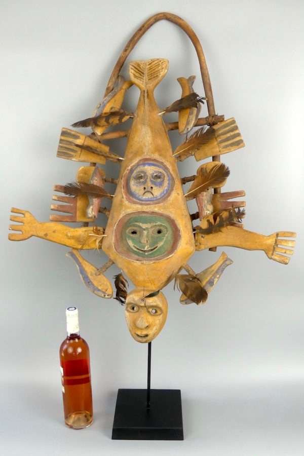 Grand masque Yupik Esprit poisson 2