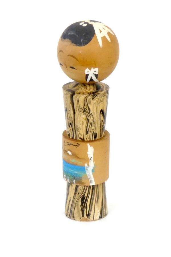 Grande Kokeshi marbrée (3/4)