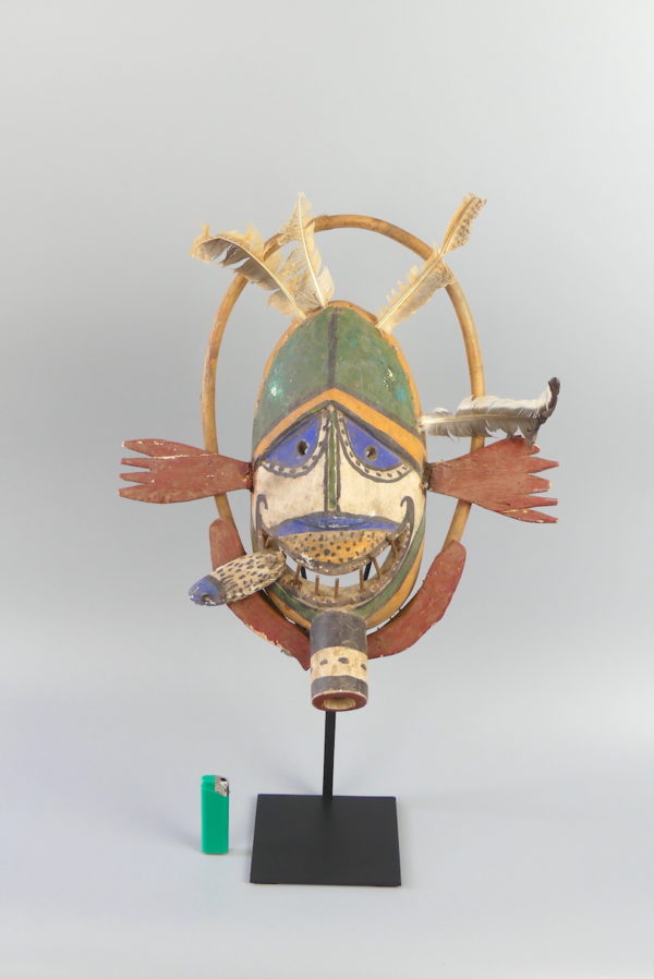 Masque anthropomorphe Esprit rieur ovale (face)