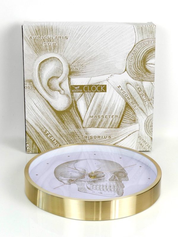 Horloge murale Crâne (coffret)