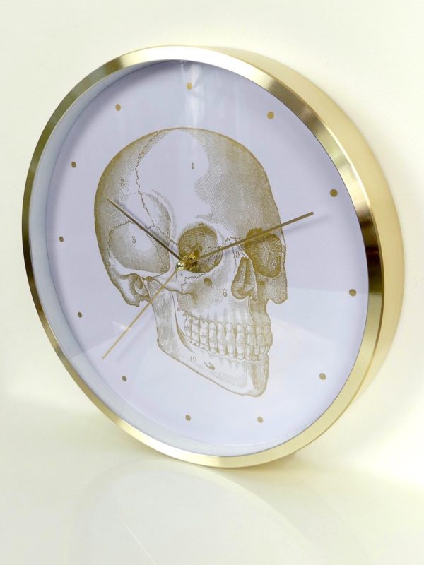 Horloge murale Crâne (3/4)