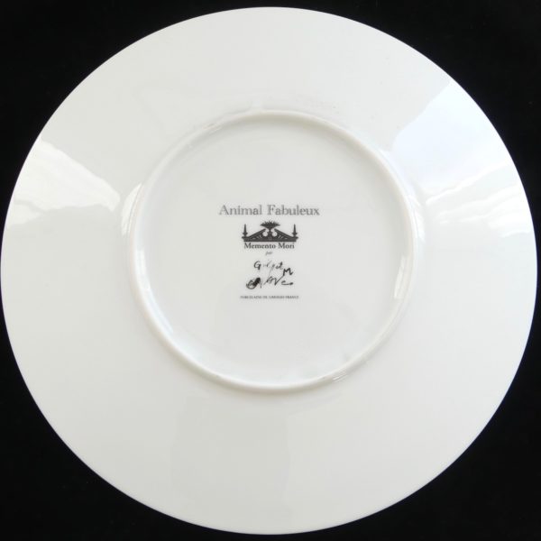 Assiettes à dîner Memento Mori (dos)
