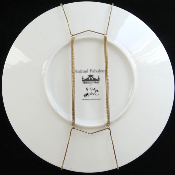 Assiettes à dîner Memento Mori (dos 2)