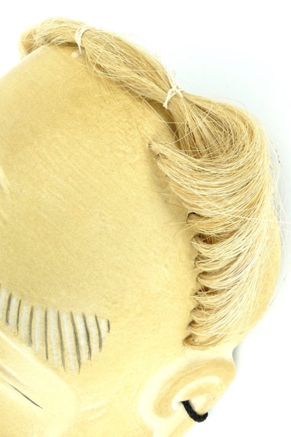 Masque nô Kojo (détail cheveux)