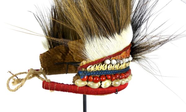 Coiffe de cérémonie Papou (3/4 dos détail)