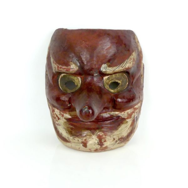 Masque ancien Tengu en bois