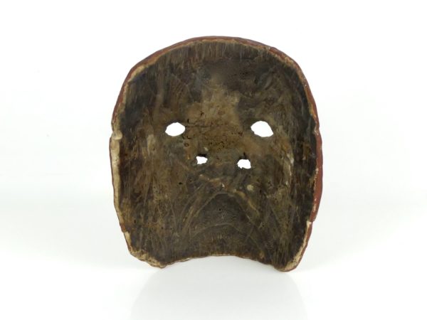 Masque ancien Tengu en bois (dos)